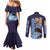 Jinbe V2 One Piece Couples Matching Mermaid Dress and Long Sleeve Button Shirt Anime Style