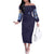 Jinbe V2 One Piece Off The Shoulder Long Sleeve Dress Anime Style