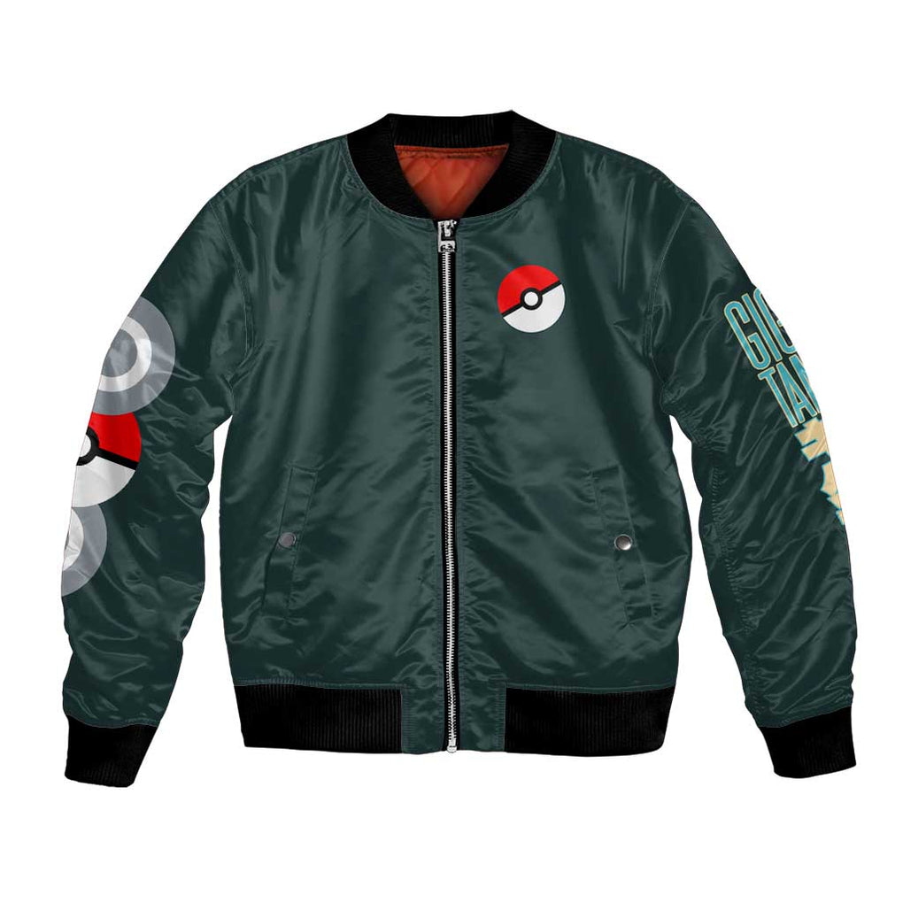 Gigantamax Snorlax Poke Bomber Jacket Japan Anime Style