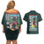 Gigantamax Snorlax Poke Couples Matching Off Shoulder Short Dress and Hawaiian Shirt Japan Anime Style