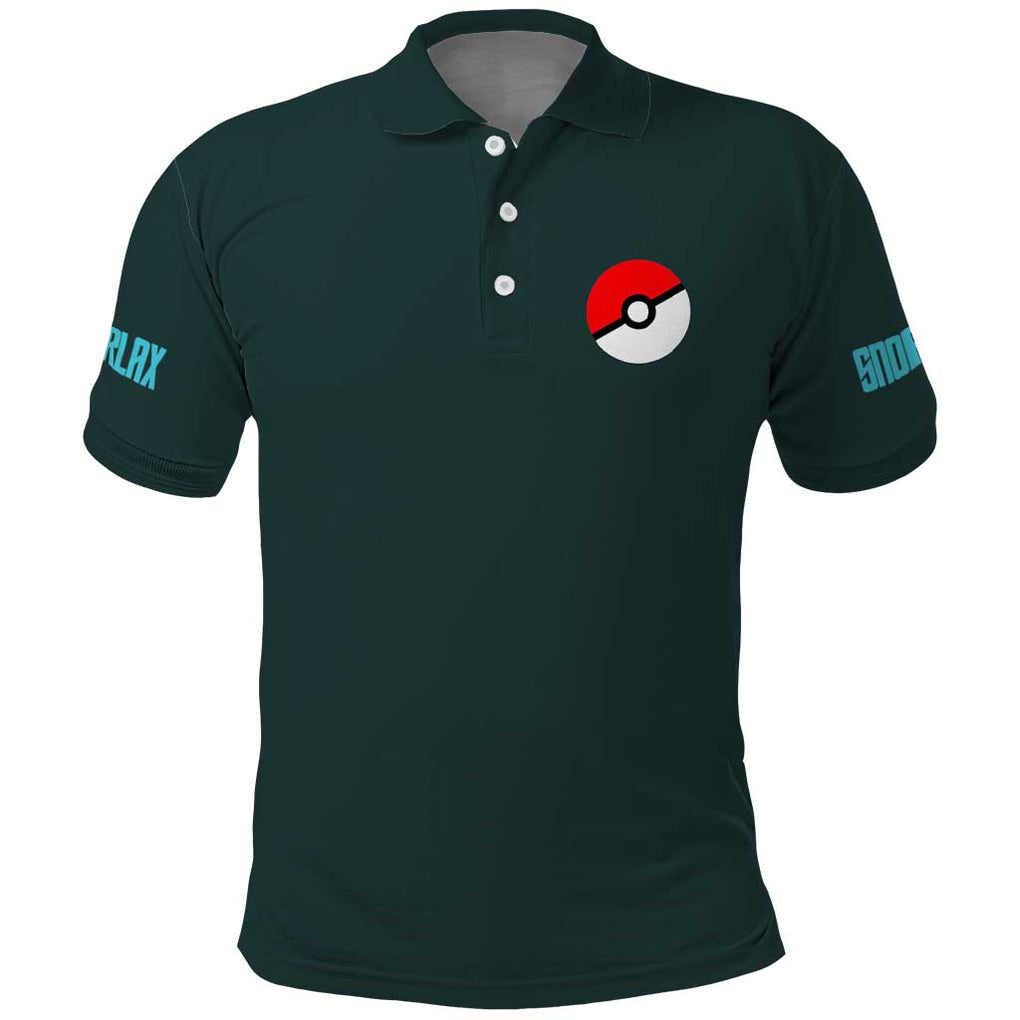 Gigantamax Snorlax Poke Polo Shirt Japan Anime Style