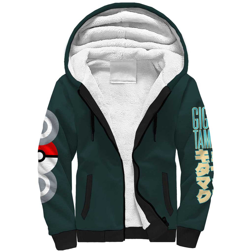 Gigantamax Snorlax Poke Sherpa Hoodie Japan Anime Style