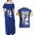 Aqua Hoshino Oshi no Ko Couples Matching Off Shoulder Maxi Dress and Hawaiian Shirt Japan Anime Style