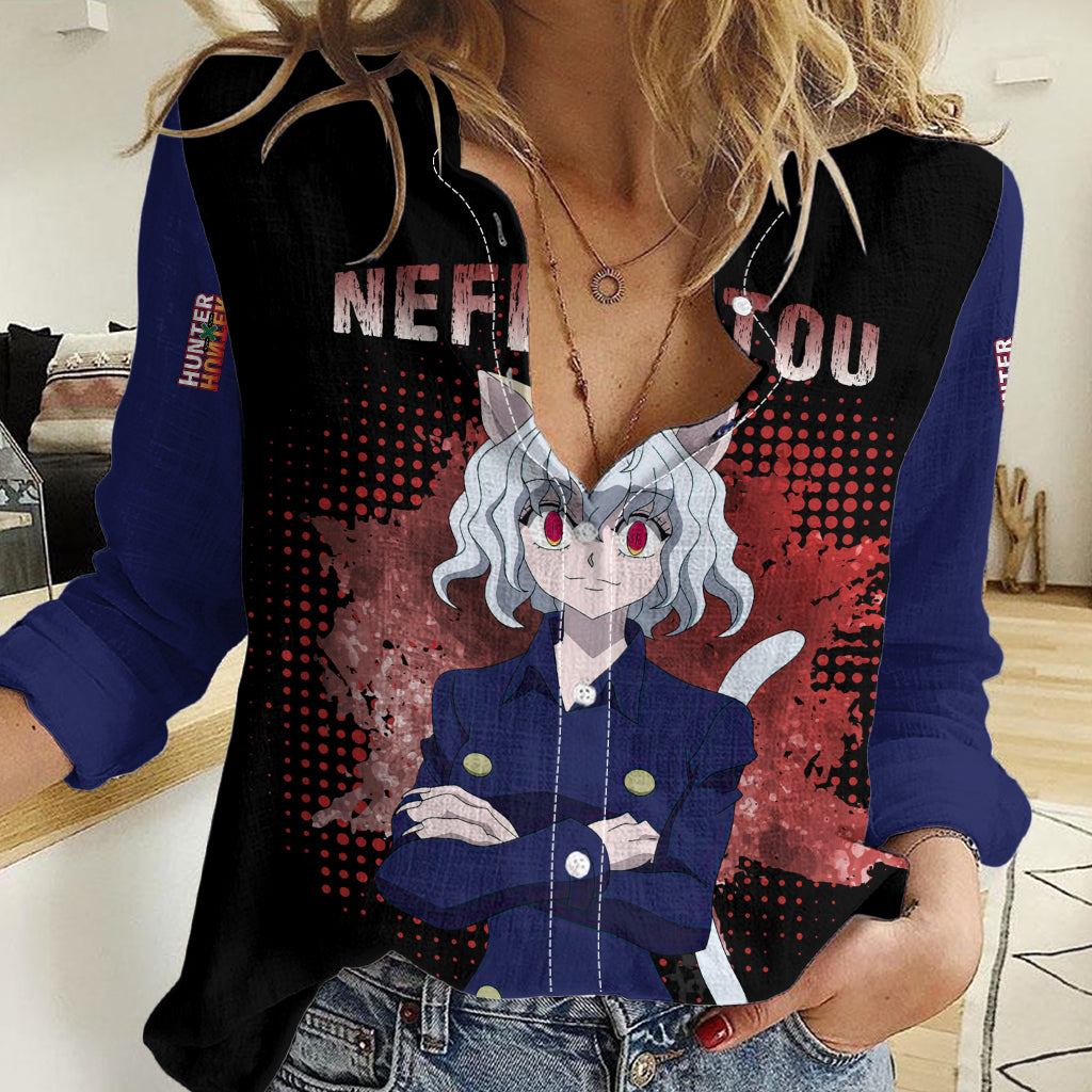 Neferpitou Hunter X Hunter Women Casual Shirt Anime Style