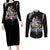 Dark Schneider Basrard Couples Matching Long Sleeve Bodycon Dress and Long Sleeve Button Shirt Anime Style