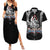 Dark Schneider Basrard Couples Matching Summer Maxi Dress and Hawaiian Shirt Anime Style