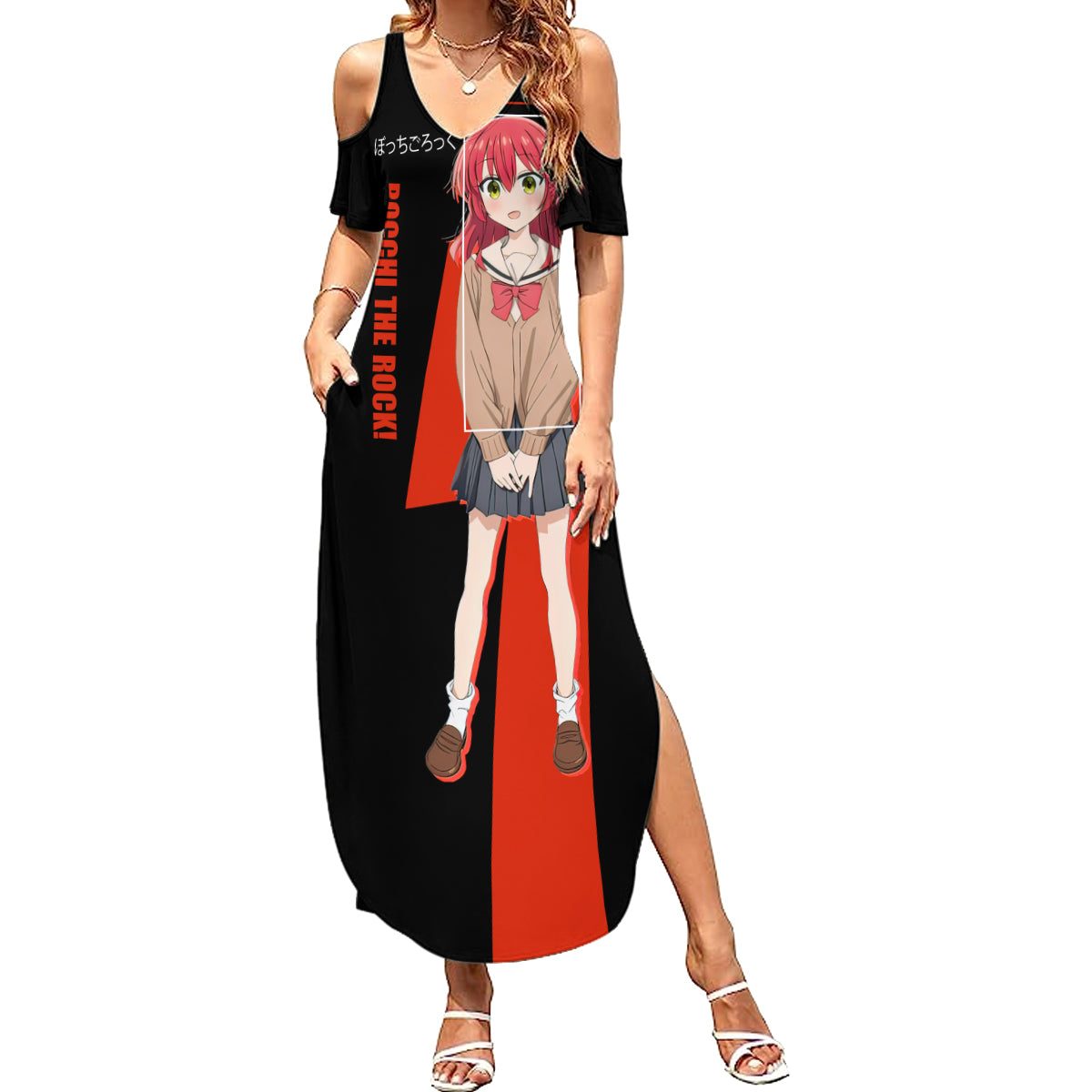 Ikuyo Kita Bochi The Rock! Summer Maxi Dress Anime Style