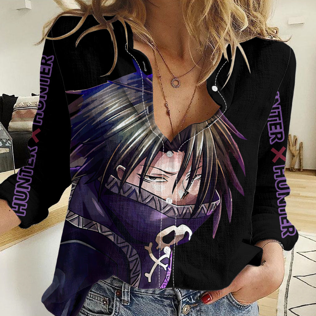 Feitan Portor Hunter X Hunter Women Casual Shirt Anime Style