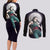 Illumi Zoldyck Phantom Troupe Hunter X Hunter Couples Matching Long Sleeve Bodycon Dress and Long Sleeve Button Shirt Anime Style