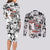 Chrollo Lucilfer Hunter X Hunter Couples Matching Long Sleeve Bodycon Dress and Long Sleeve Button Shirt Manga Mix Anime Style