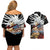 Dark Schneider Basrard Couples Matching Off Shoulder Short Dress and Hawaiian Shirt Anime Style