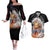 Dark Schneider Basrard Couples Matching Off The Shoulder Long Sleeve Dress and Hawaiian Shirt Anime Style