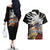 Dark Schneider Basrard Couples Matching Off The Shoulder Long Sleeve Dress and Hawaiian Shirt Anime Style