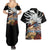 Dark Schneider Basrard Couples Matching Summer Maxi Dress and Hawaiian Shirt Anime Style