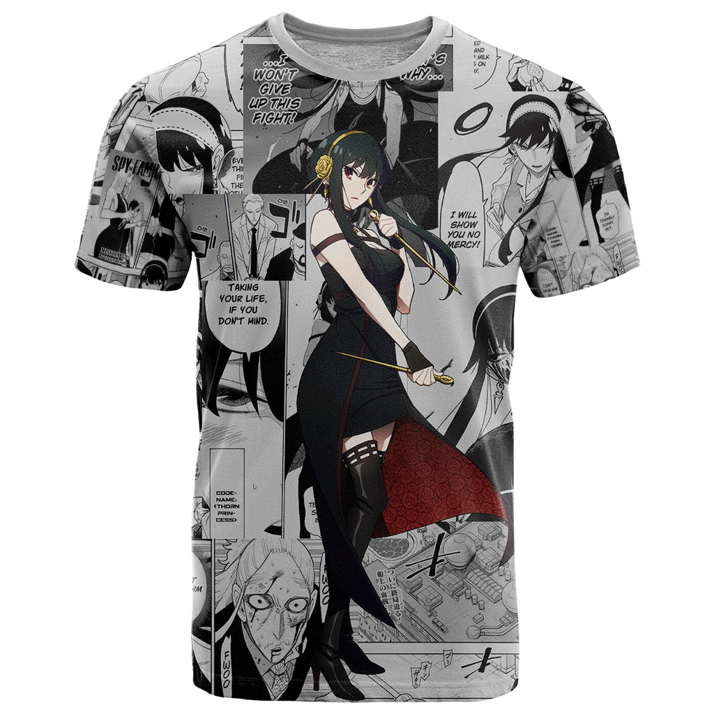 Yor Forger Spy X Family T Shirt Manga Mix Anime Style