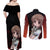 Kazumi Yoshida - Shakugan no Shana Couples Matching Off Shoulder Maxi Dress and Long Sleeve Button Shirt Anime Style