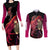 Shana - Shakugan no Shana Couples Matching Long Sleeve Bodycon Dress and Long Sleeve Button Shirt Anime Style