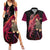 Shana - Shakugan no Shana Couples Matching Summer Maxi Dress and Hawaiian Shirt Anime Style