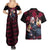 Tengen Uzui - Demon Slayer Couples Matching Summer Maxi Dress and Hawaiian Shirt Anime Style