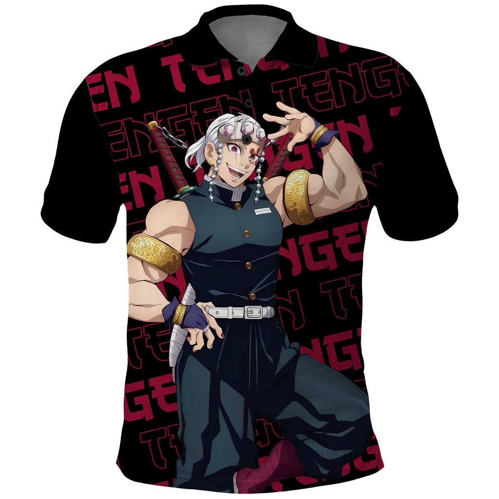 Tengen Uzui - Demon Slayer Polo Shirt Anime Style