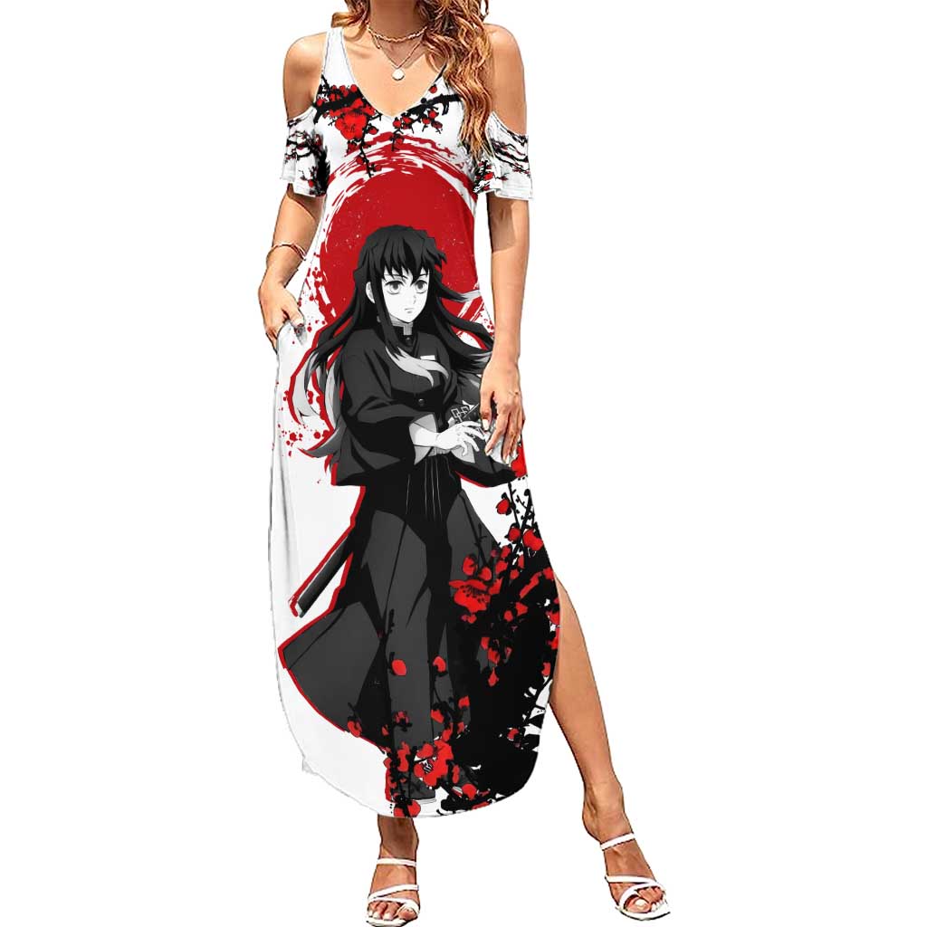 Muichiro Tokito - Demon Slayer Summer Maxi Dress Anime Japan Style