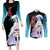 Hecate - Shakugan no Shana Couples Matching Long Sleeve Bodycon Dress and Long Sleeve Button Shirt Anime Style