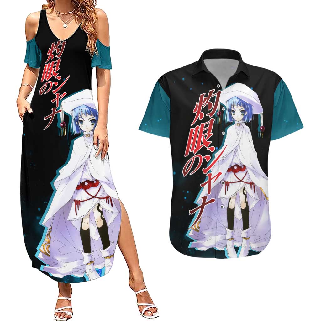 Hecate - Shakugan no Shana Couples Matching Summer Maxi Dress and Hawaiian Shirt Anime Style