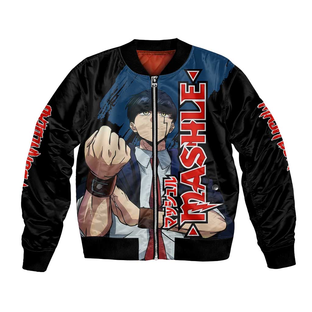 Mash Burnedead - Magic And Muscles Bomber Jacket Anime Style