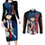 Mash Burnedead - Magic And Muscles Couples Matching Long Sleeve Bodycon Dress and Long Sleeve Button Shirt Anime Style