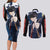 Mash Burnedead - Magic And Muscles Couples Matching Long Sleeve Bodycon Dress and Long Sleeve Button Shirt Anime Style