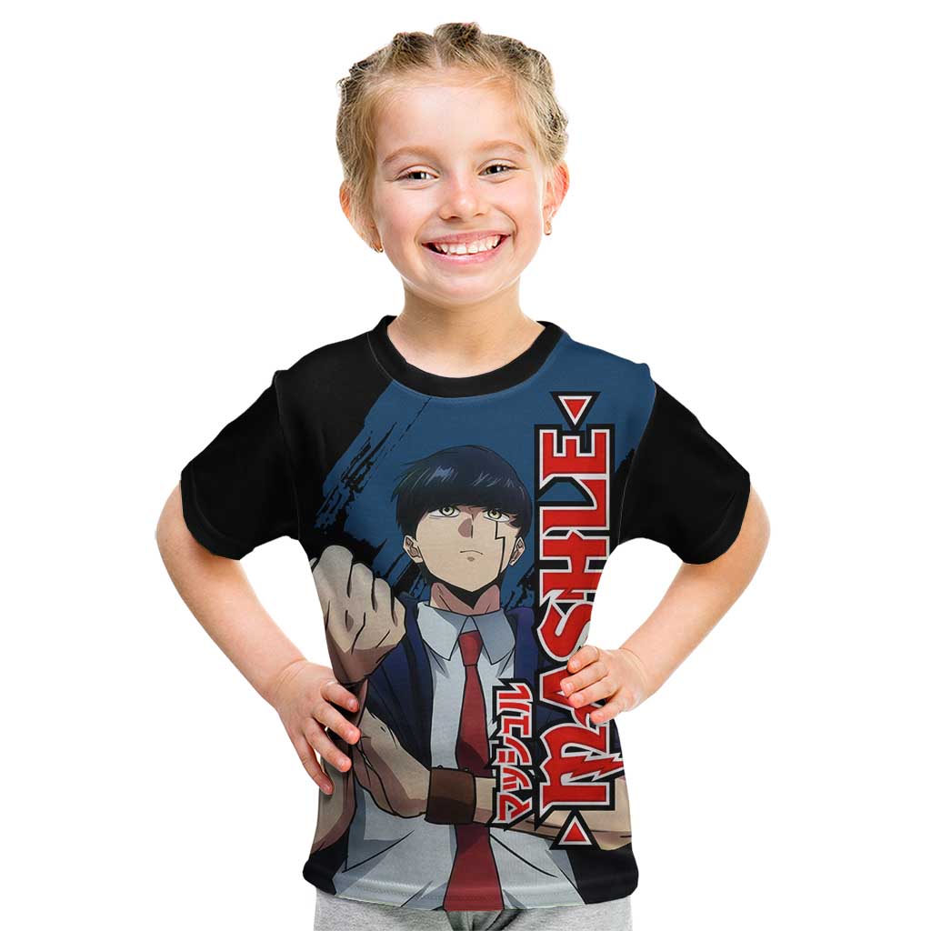 Mash Burnedead - Magic And Muscles Kid T Shirt Anime Style