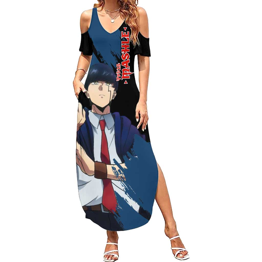 Mash Burnedead - Magic And Muscles Summer Maxi Dress Anime Style