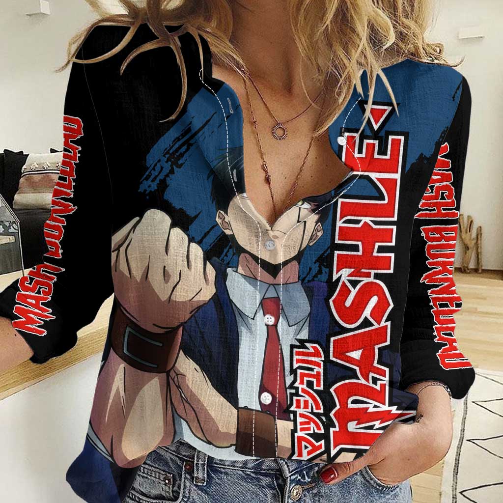 Mash Burnedead - Magic And Muscles Women Casual Shirt Anime Style