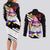 Fat Majin Buu - Dragon Ball Couples Matching Long Sleeve Bodycon Dress and Long Sleeve Button Shirt Anime Style