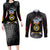 King Kai - Dragon Ball Couples Matching Long Sleeve Bodycon Dress and Long Sleeve Button Shirt Anime Style