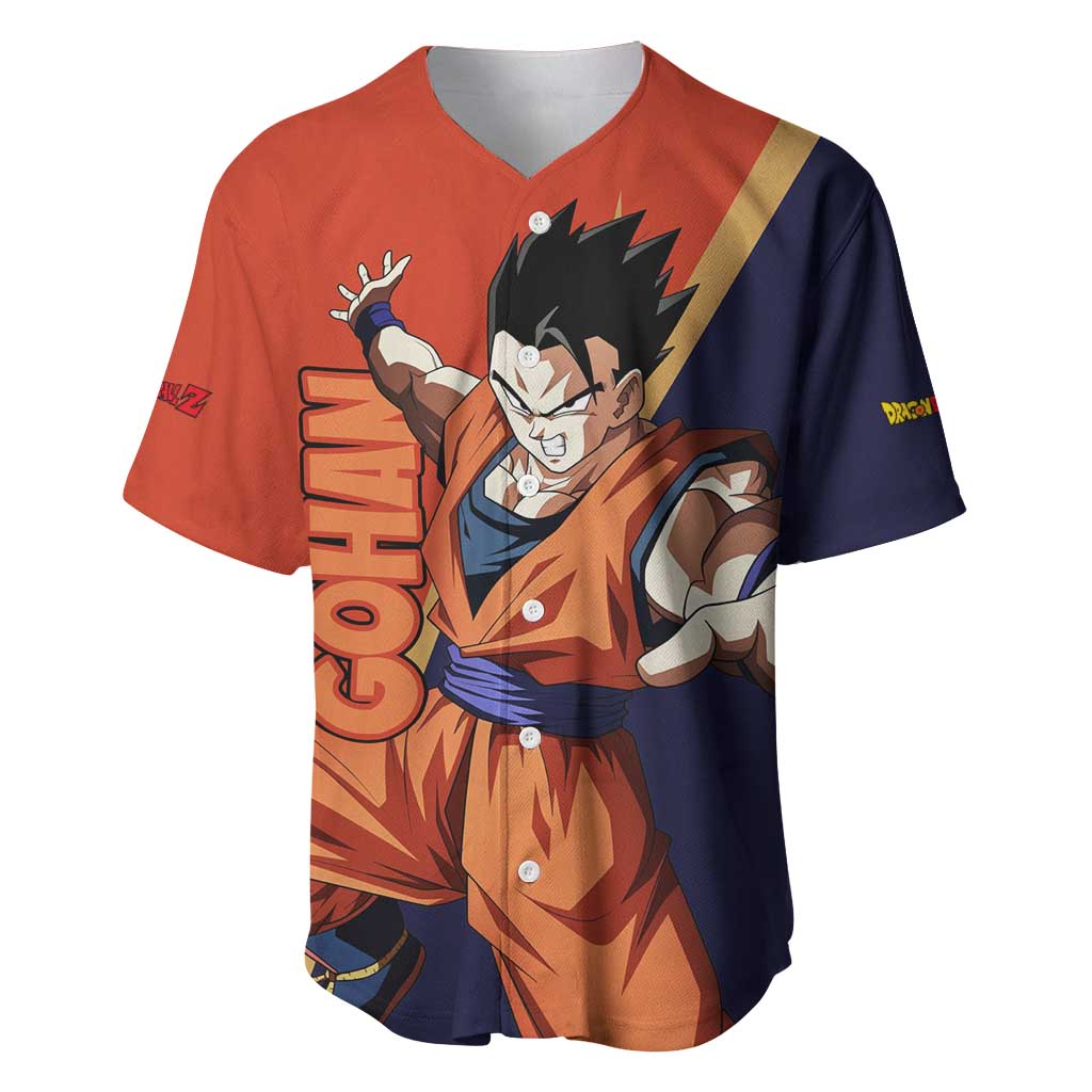 Gohan - Dragon Ball Baseball Jersey Anime Style