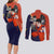 Gohan - Dragon Ball Couples Matching Long Sleeve Bodycon Dress and Long Sleeve Button Shirt Anime Style