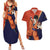 Gohan - Dragon Ball Couples Matching Summer Maxi Dress and Hawaiian Shirt Anime Style