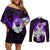 Frieza - Dragon Ball Couples Matching Off Shoulder Short Dress and Long Sleeve Button Shirt Anime Style