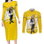 Denki Kaminari - My Hero Academia Couples Matching Long Sleeve Bodycon Dress and Long Sleeve Button Shirt Anime Style