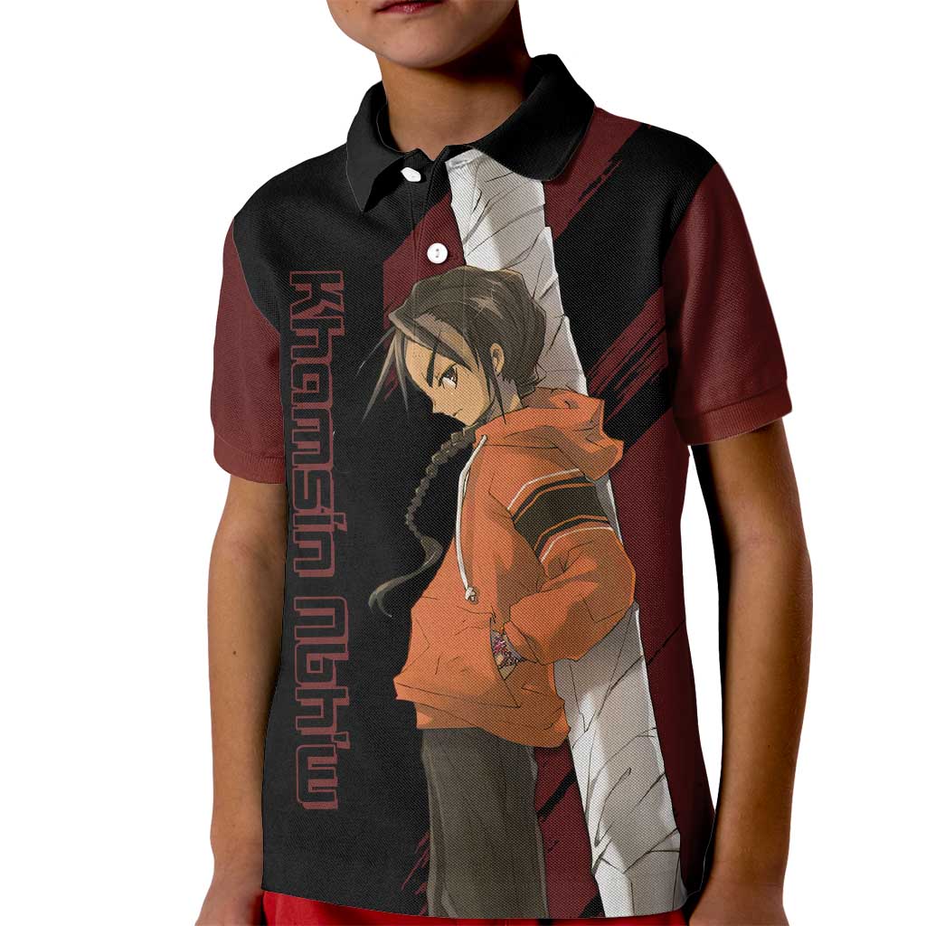 Khamsin Nbh'w - Shakugan no Shana Kid Polo Shirt Anime Style