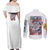 5th Gear Luffy One Piece Couples Matching Off Shoulder Maxi Dress and Long Sleeve Button Shirt Anime Style