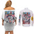 5th Gear Luffy One Piece Couples Matching Off Shoulder Short Dress and Long Sleeve Button Shirt Anime Style