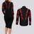 Sukuna Jujutsu Kaisen Couples Matching Long Sleeve Bodycon Dress and Long Sleeve Button Shirt Anime Style