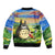 Trippy My Neighbor Totoro Studio Ghibli Bomber Jacket Anime  Mix Oil Paint Trippy Style