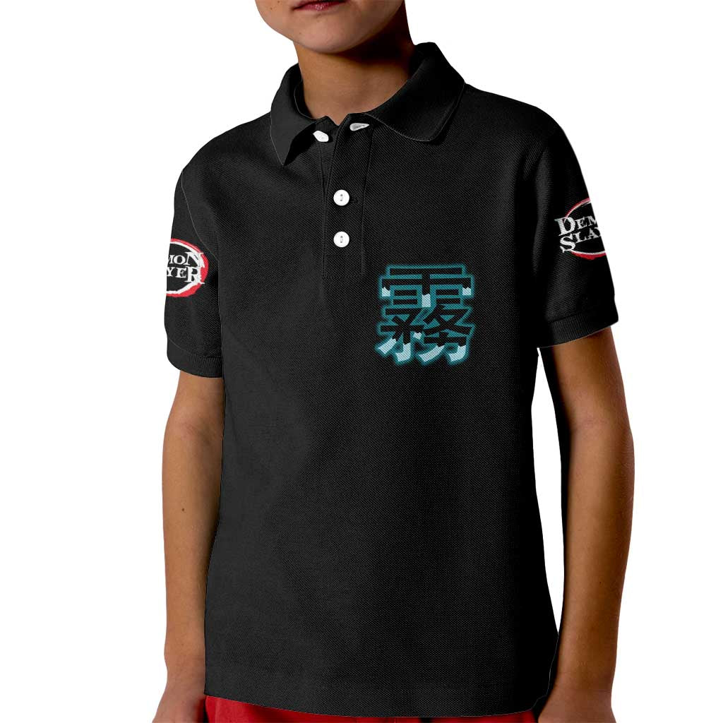 Muichiro Tokito V2 Demon Slayer Kid Polo Shirt Anime Style