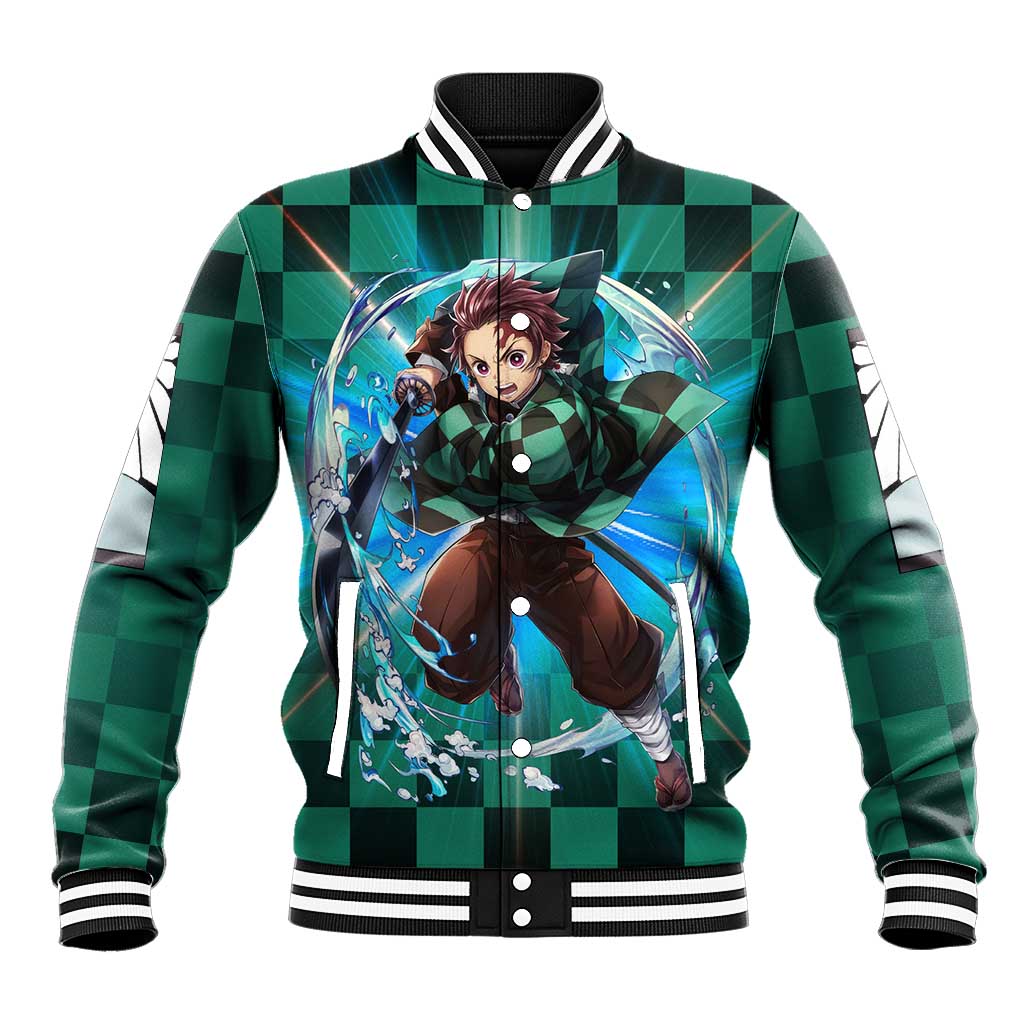 Astral Aura Tanjiro Demon Slayer Baseball Jacket Anime Style