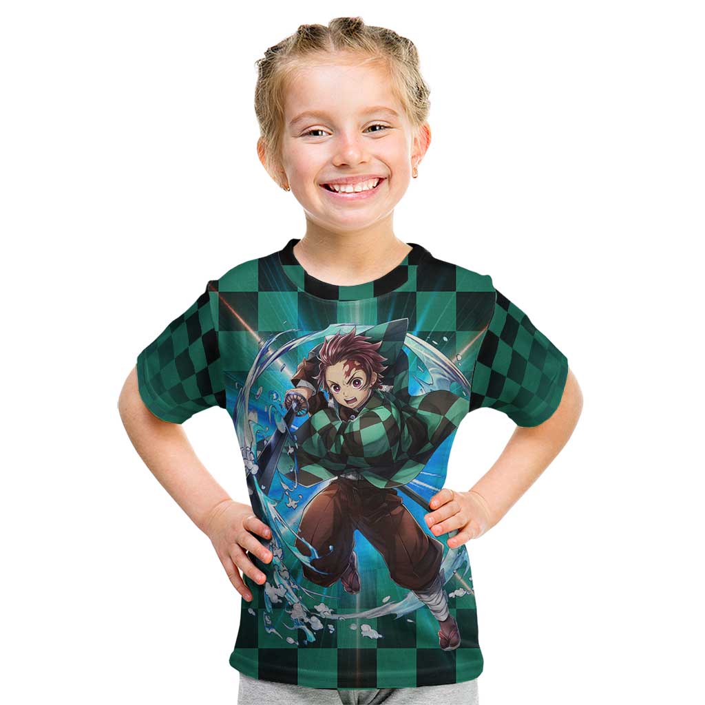 Astral Aura Tanjiro Demon Slayer Kid T Shirt Anime Style