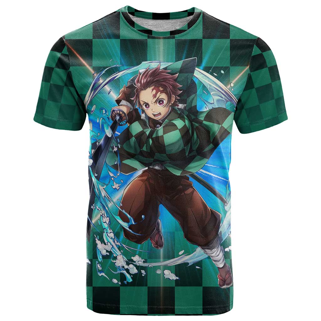 Astral Aura Tanjiro Demon Slayer T Shirt Anime Style