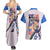 Heero Yuya x Wing Zero Gundam Wing Endless Waltz Couples Matching Summer Maxi Dress and Hawaiian Shirt Anime Style